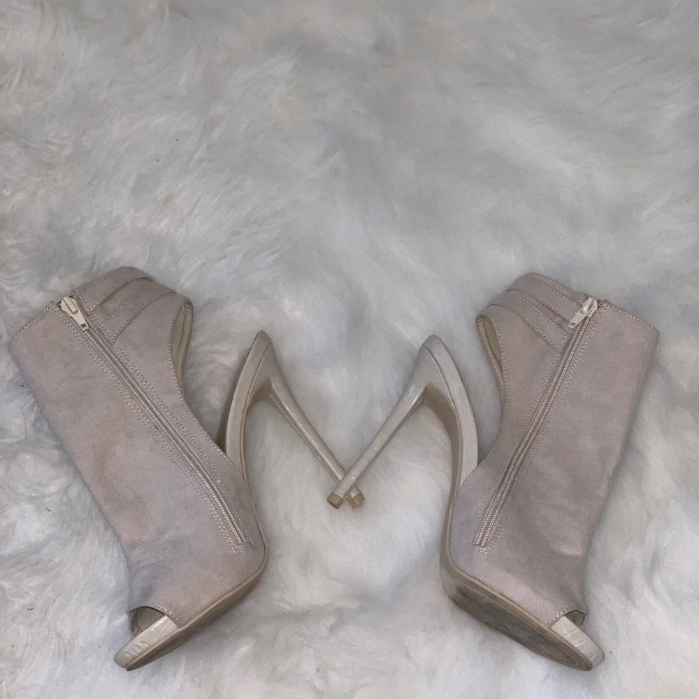 Tan high heel